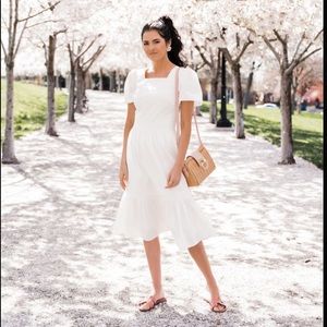 Rachel Parcell White Midi Dress